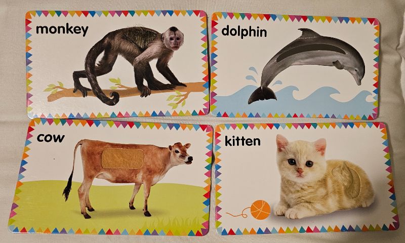 Multilingual Animal Flash Cards set of 16