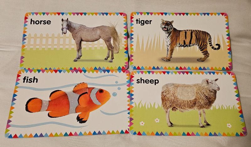 Multilingual Animal Flash Cards set of 16