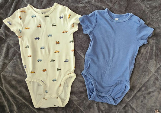 12-18M Organic Cotton Onesies Bundle of 2