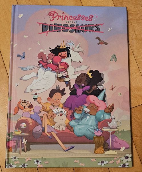 Princesses versus Dinosaurs book