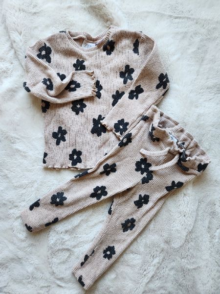 Zara soft touch floral set