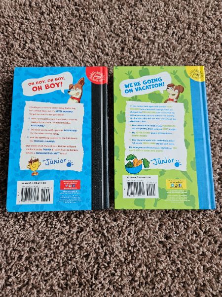 Dog diaries hard cover books x 2