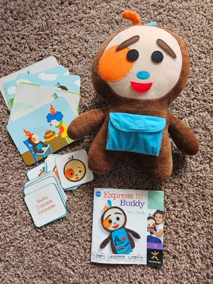 Express It Buddy , plush doll , discovery toys, age 3+