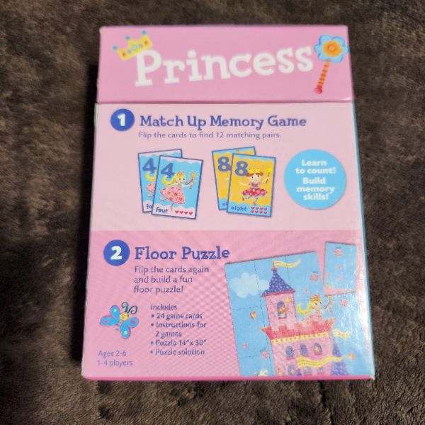 Princess Matching Game and Puzzle