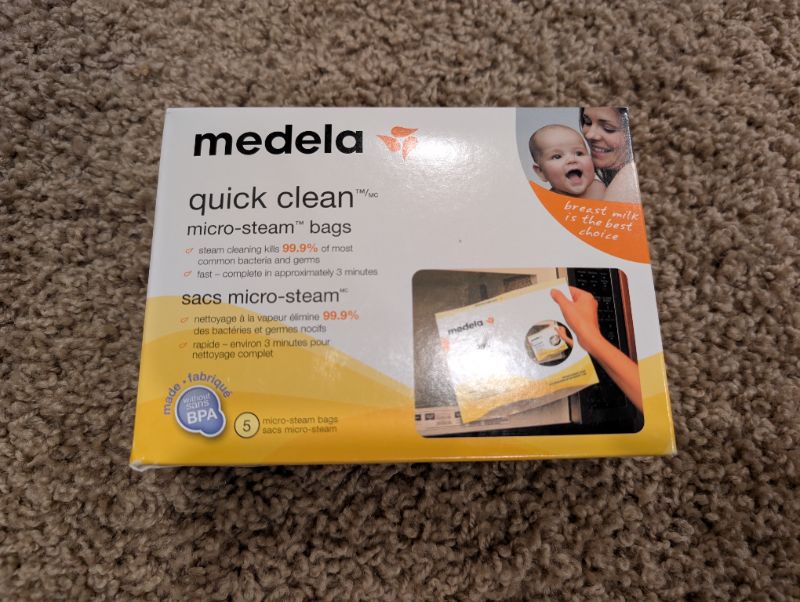 Medela Quick Clean Micro Steam Bags, 5 Count