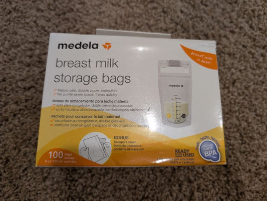 100 Count-Medela Milk Storage Bags