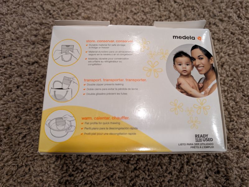 100 Count-Medela Milk Storage Bags