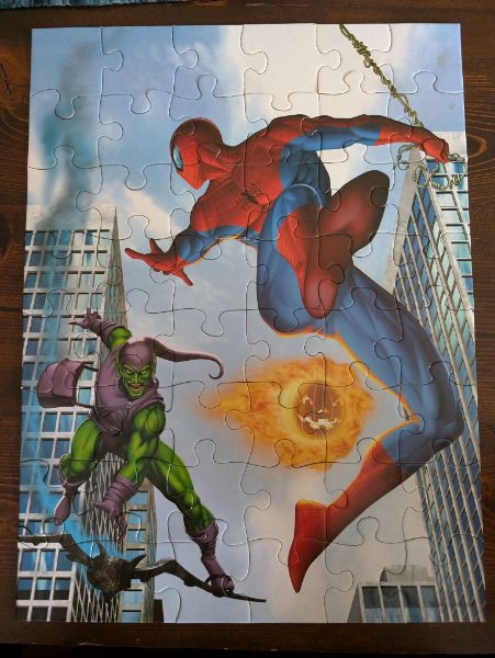 Spiderman & Green Goblin Puzzle-48 Pieces