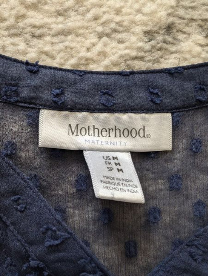 Motherhood Navy Blue Top, Medium, Maternity M (8-10)