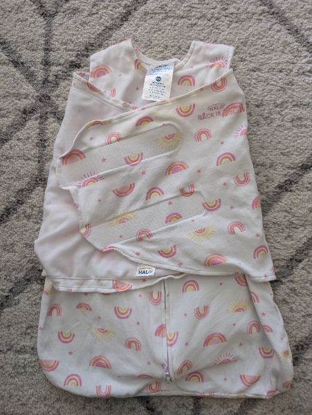 Halo Velcro Swaddles x2, Newborn