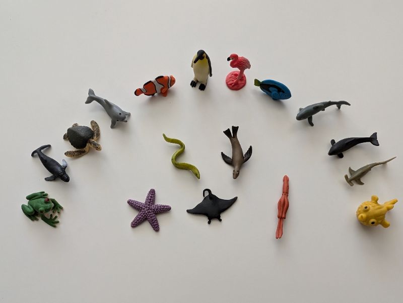 Sensory Bin Ocean Animals,MSRP: $35