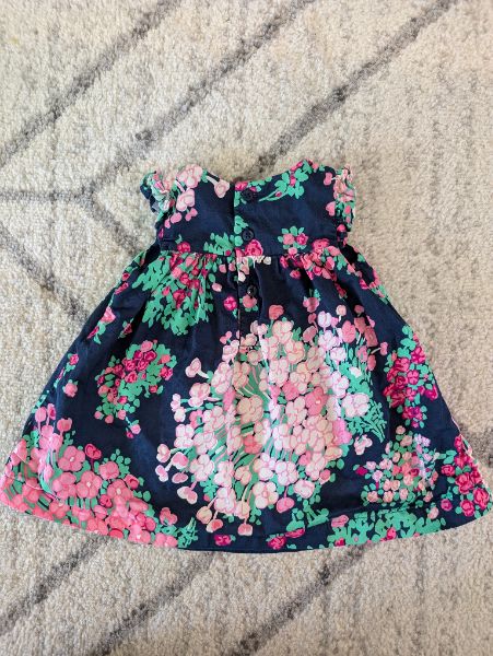 Carter's Floral Baby Girl Dress with Diaper Cover, Kids 6 Month (3-6M)