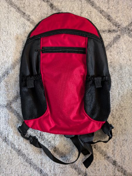 Red Hiking Carrier, BNWT, MSRP: $300