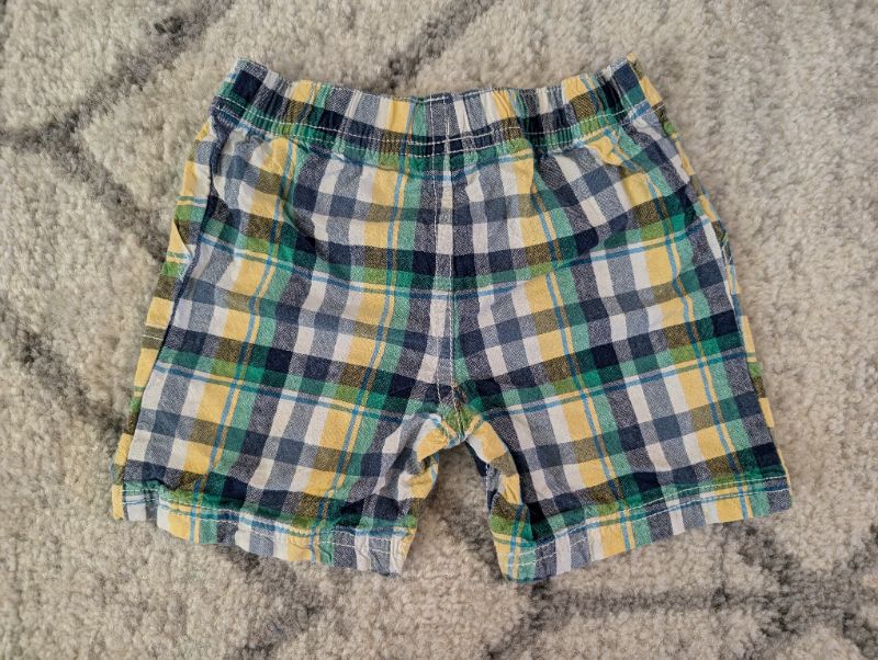 Fish and Plaid Short & T-Shirt Set, Kids 18 Month (12-18M)