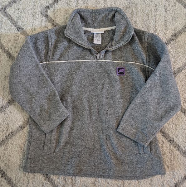 Size 6 Grey Pullover Sweater, Sears, Kids 6/6X (extra small)