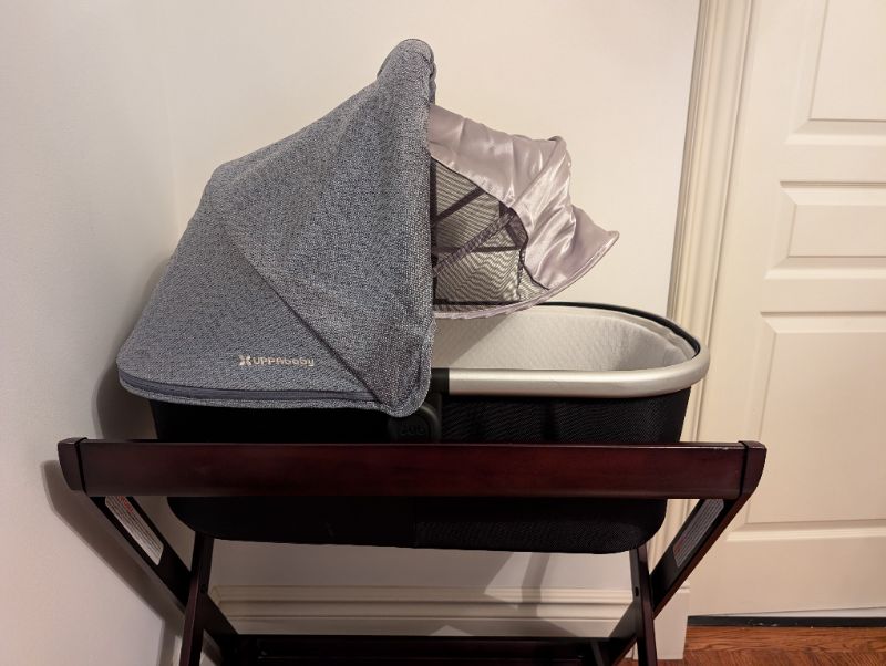 UppaBaby Bassinet with Stand & Laundry Hampers, MSRP: $675