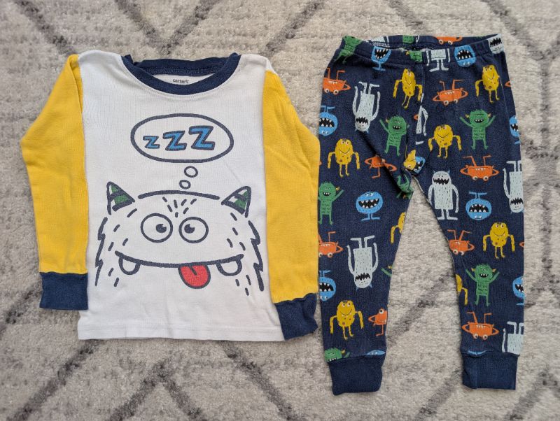 Carter's 24M, 4 Piece Monster PJs Set, Kids 24 Month (18-24M)