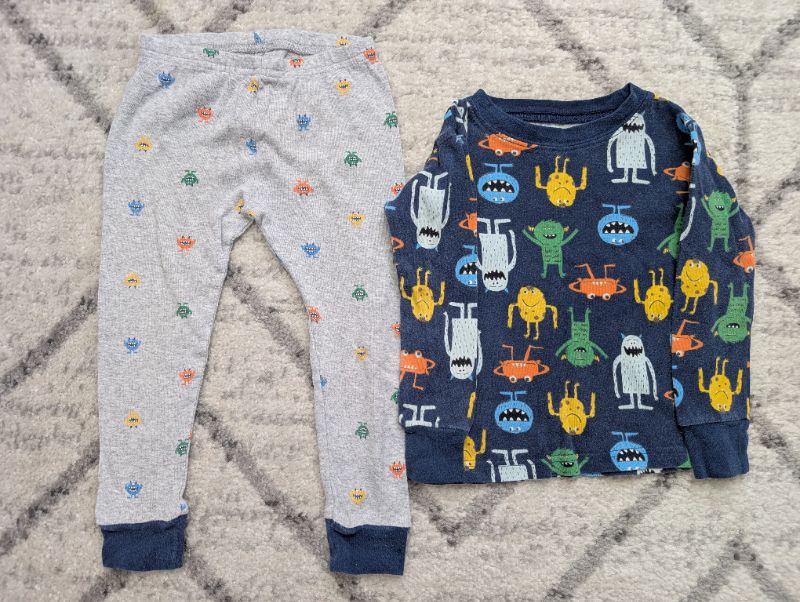 Carter's 24M, 4 Piece Monster PJs Set, Kids 24 Month (18-24M)