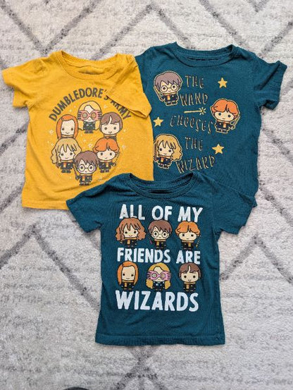 3 Pack Harry Potter Shirts, 18M, Kids 18 Month (12-18M)