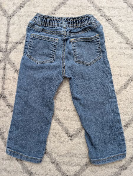 Blue Plaid Button Down & Jeans, 24M, Kids 24 Month (18-24M)
