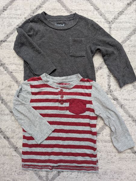 Cat & Jack Boys Shirt and Sweater Bundle, 2T, Kids 2T