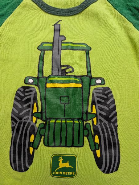 John Deere Tractor PJs, 3T, Green, Kids 3T