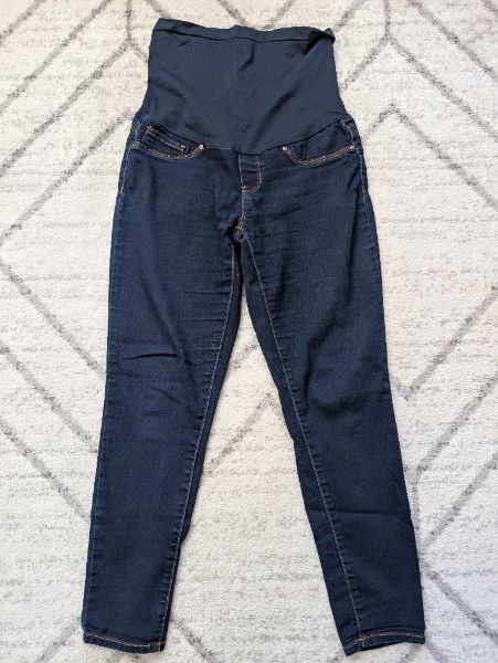 Bella Vida Dark Blue Maternity Jeans, Medium, Maternity M (8-10)