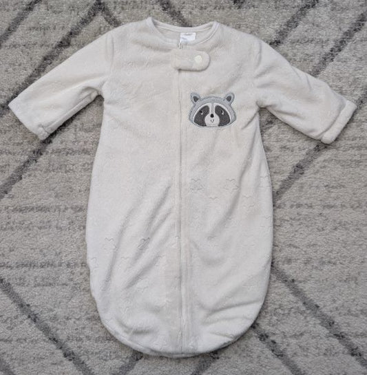Chick Pea, Soft White Bunting Suit, 0-3M, Kids 3 Month (0-3M)