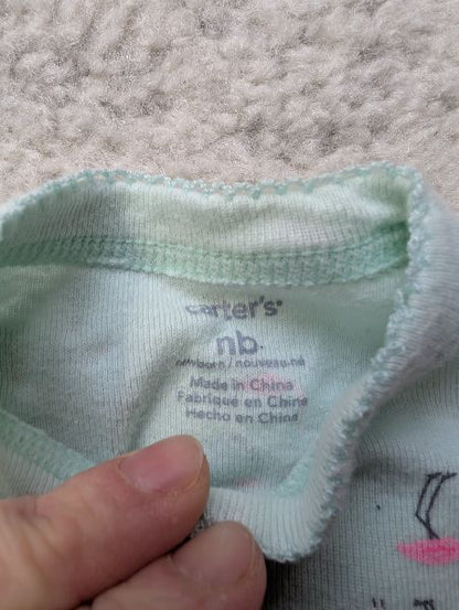 Mixed Brands, 5 Girl Sleepers, Size NB, Kids 3 Month (0-3M)