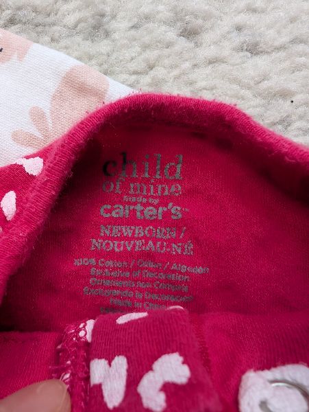 Mixed Brands, 5 Girl Sleepers, Size NB, Kids 3 Month (0-3M)