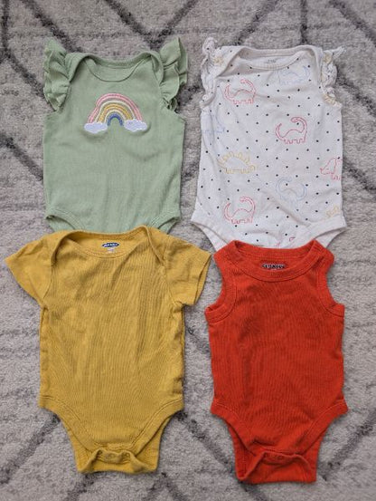 3-6M Baby Girl Summer Bundle (12 Pieces), Kids 6 Month (3-6M)