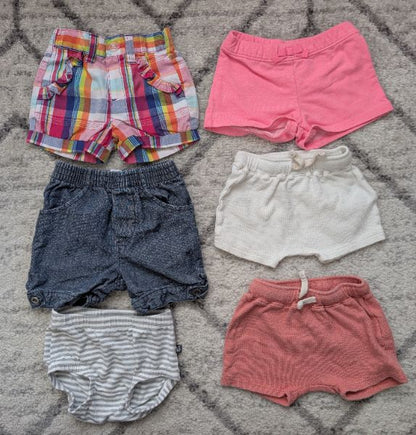 3-6M Baby Girl Summer Bundle (12 Pieces), Kids 6 Month (3-6M)