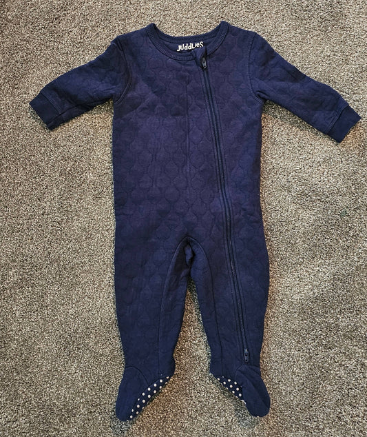 Quilted Sleeper with Textured Soles 6-12m NWOT, Kids 9 Month (6-9M)