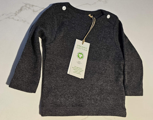 [NEW] Noppies Natal Newborn 0-1m Ribbed Tee, Kids Newborn