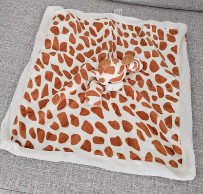 Plush Giraffe Lovey Security Blanket Toy NWOT