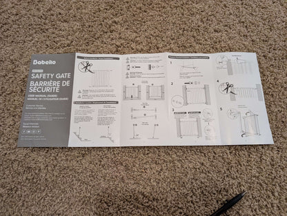 Baby Gate, White, Walkthrough, MSRP: $135