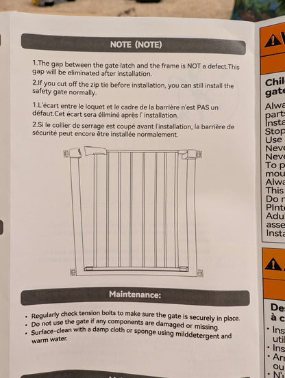 Baby Gate, White, Walkthrough, MSRP: $135