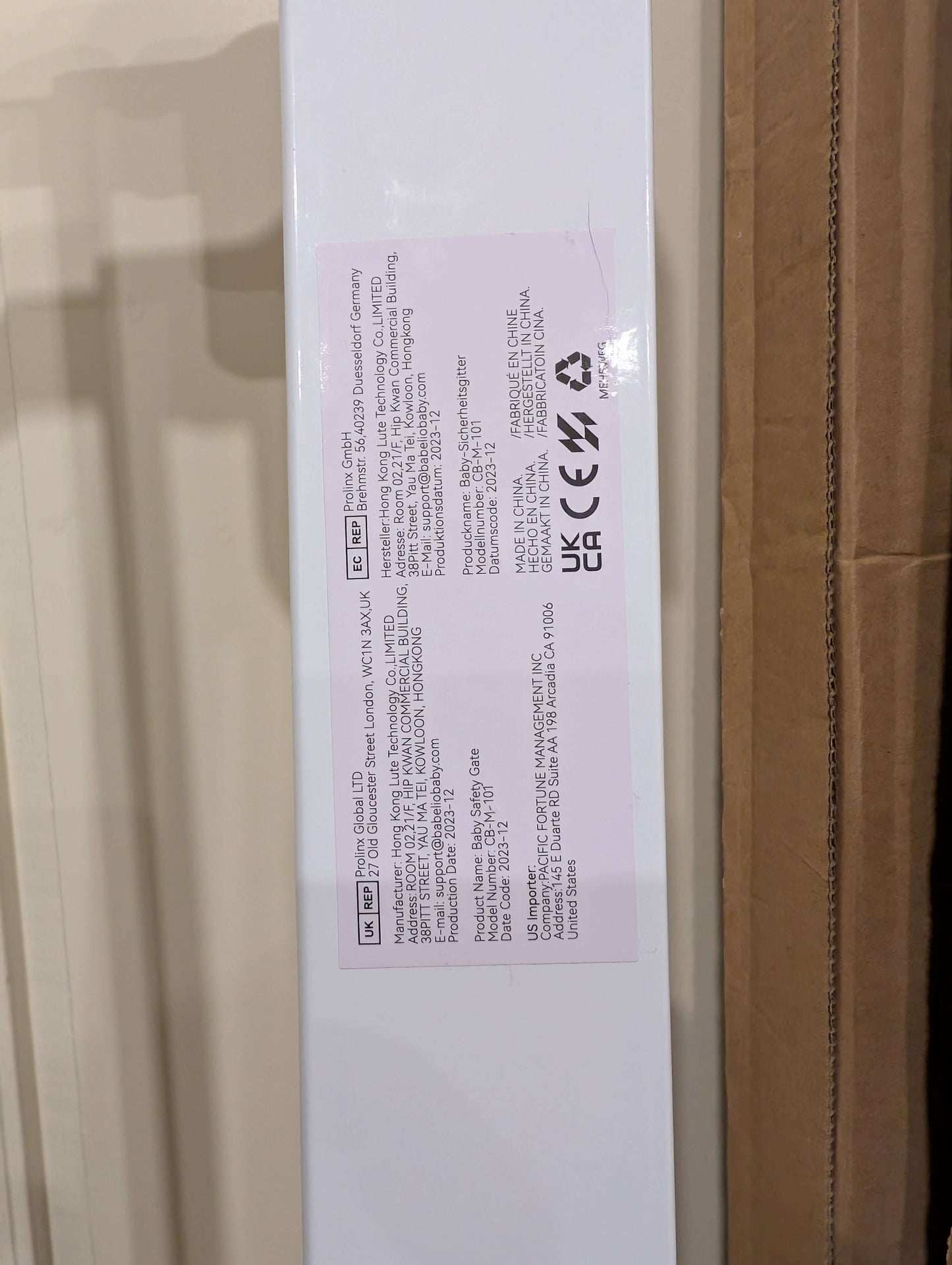 Baby Gate, White, Walkthrough, MSRP: $135