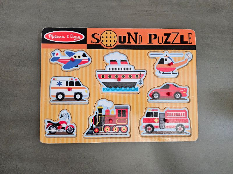 Melissa and Doug Vehicle Sound Puzzle