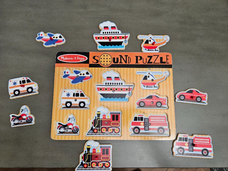 Melissa and Doug Vehicle Sound Puzzle