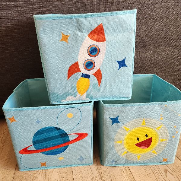 Space themed room decor set, boys room decor