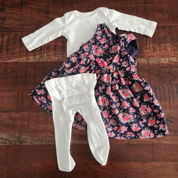 Girl 6 month outfit, H&M + Carters , Kids 6 Month (3-6M)