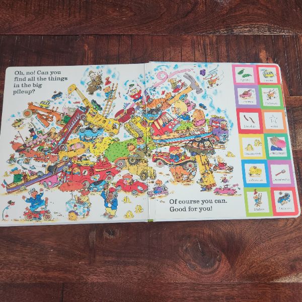 Richard Scarry Seek&Find book,toddler/preschool board book