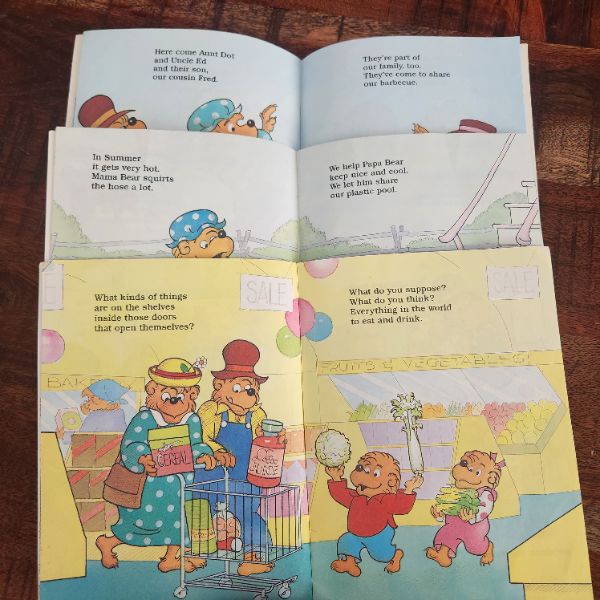 Kids classic softcover books, Clifford, Berenstain Bears