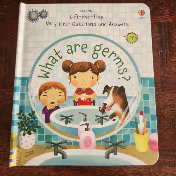 Usborne lift-the-flap book,  'What Are Germs?'