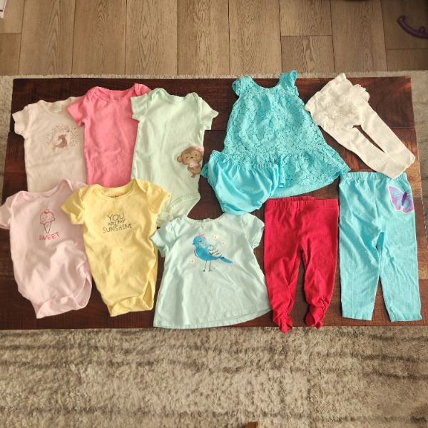 Baby girl 6-12 month bundle,  spring/summer clothes, Kids 12 Month (9-12M)