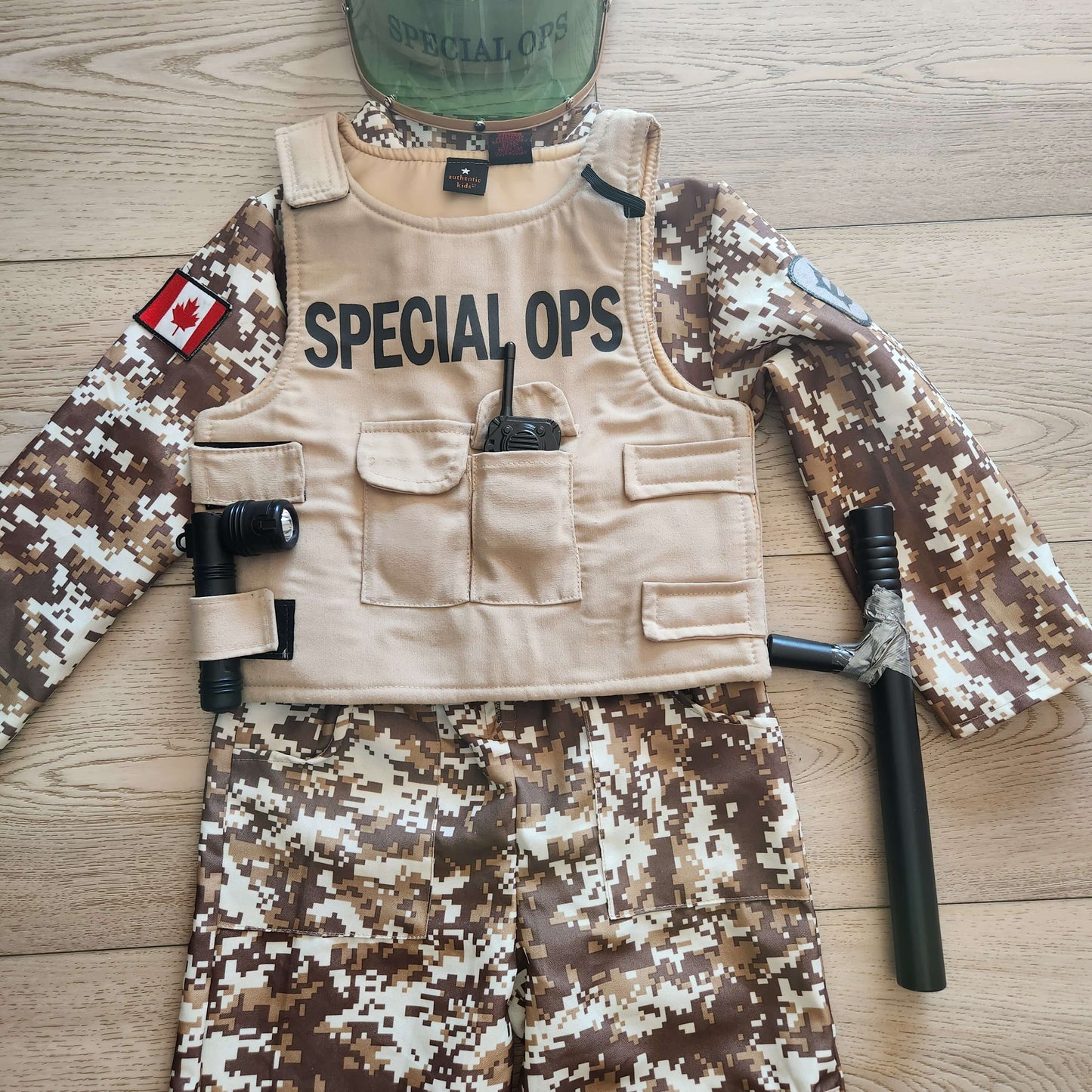 Army/Special Ops costume, size 5/6 kid, Kids 6/6X (extra small)