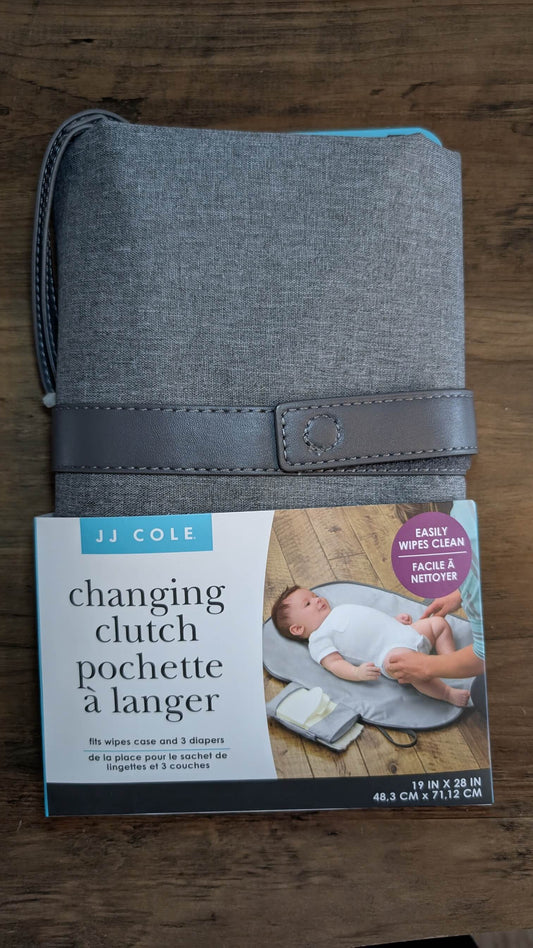 JJ Cole Changing Pad Clutch NWT