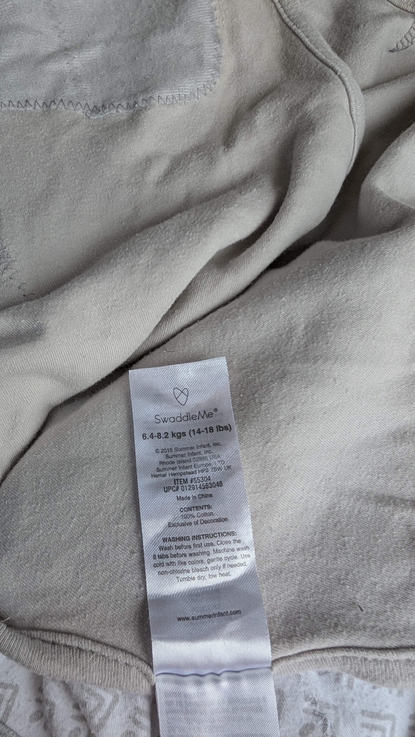 Summer infant Swaddle Me Swaddles Lot of 2, 0-6 Months (Small)