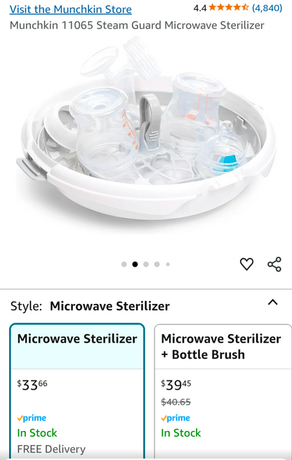 Microwave Bottle Sterilizer